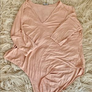 ASOS CURVE PEACH BODY SUIT
